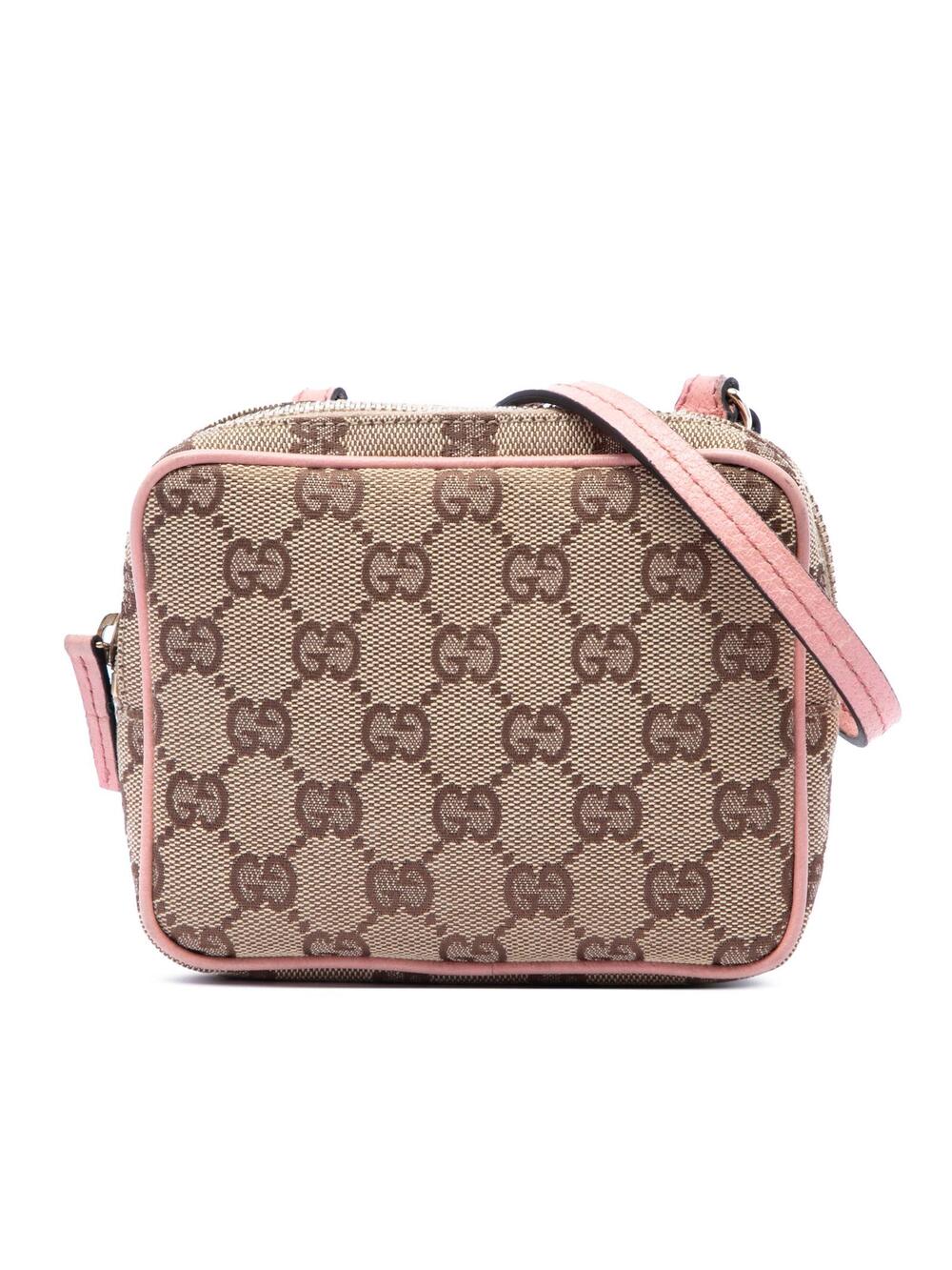 Gucci Gg Canvas Crossbody Pre-Loved Bag #348158G50B
